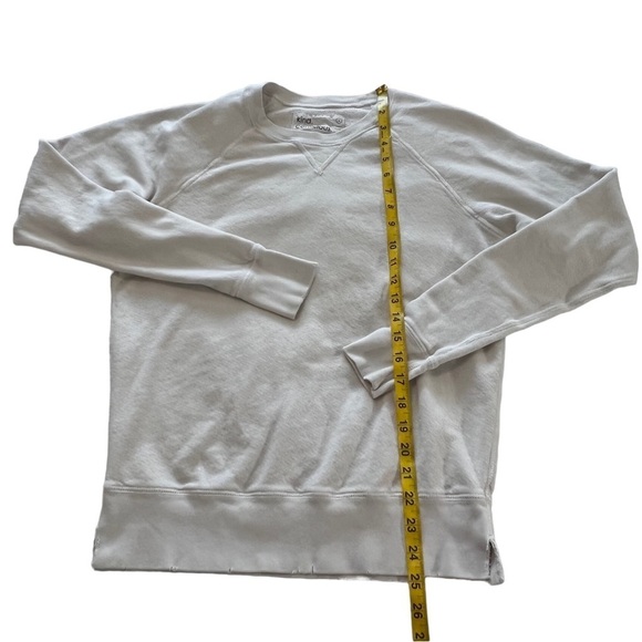 Unsubscribed Crew Neck Long Sleeve Be Kind Lightweight Distressed Sweatshirt S - Picture 14 of 16